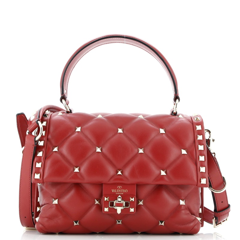 Candystud Top Handle Bag Leather Medium