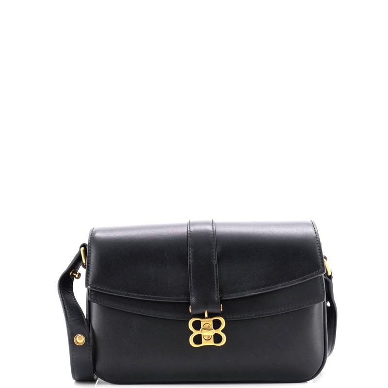 Lady Flap Shoulder Bag Leather Small