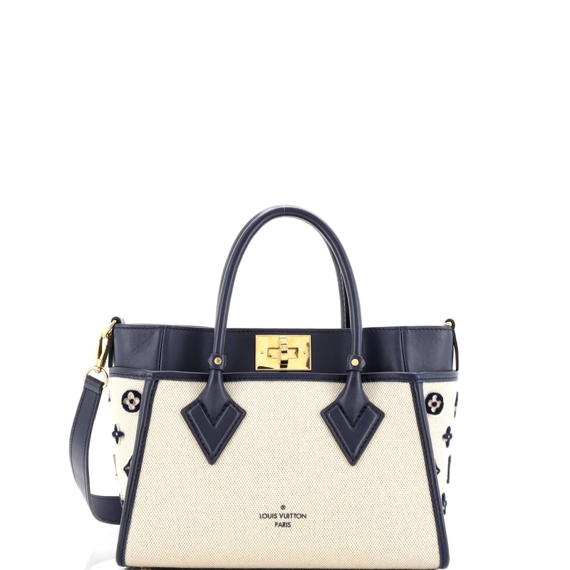 On My Side Tote Monogram Tufted Canvas PM
