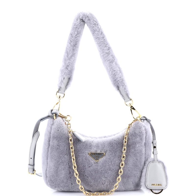 Re-Edition Shoulder Bag Shearling Mini