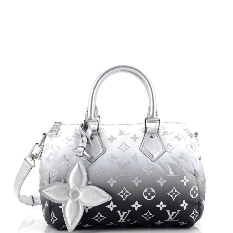 Speedy Bandouliere Bag Frost Gradient Monogram Nylon 25
