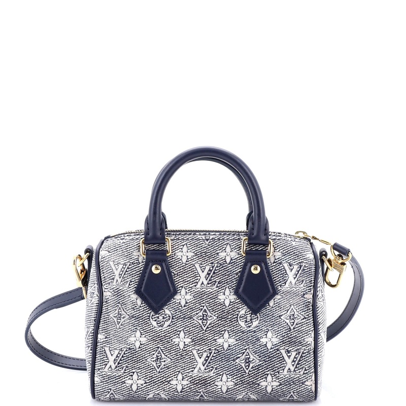 Speedy Bandouliere Bag Monoglam Jacquard Canvas 20
