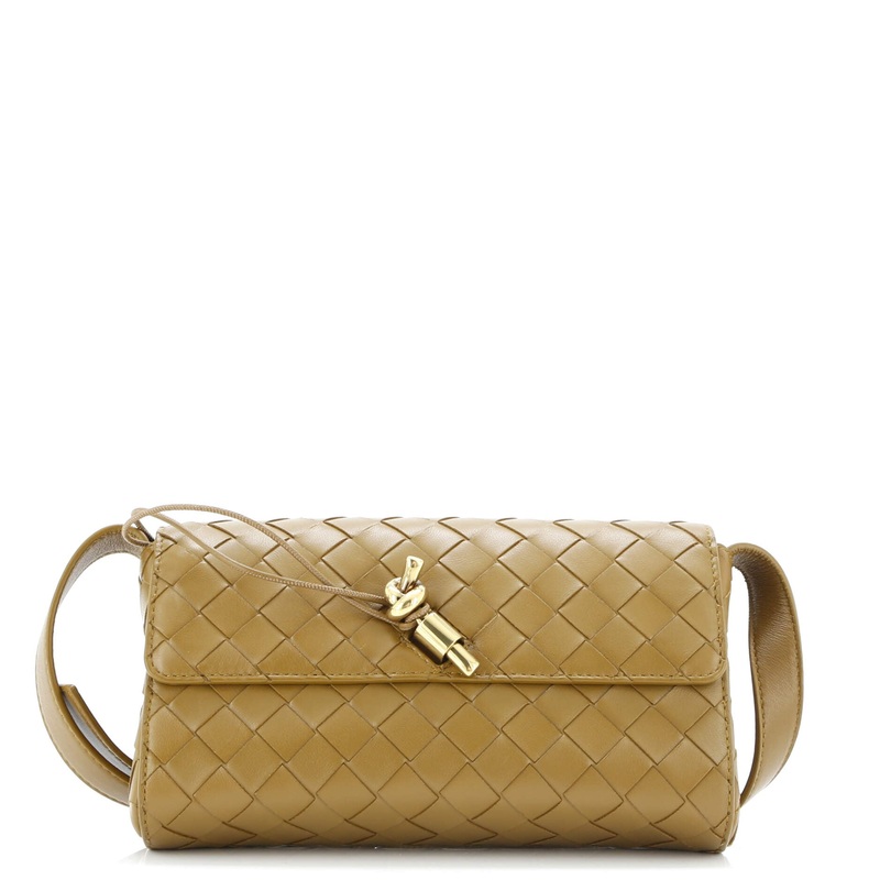 Andiamo Shoulder Bag Intrecciato Leather