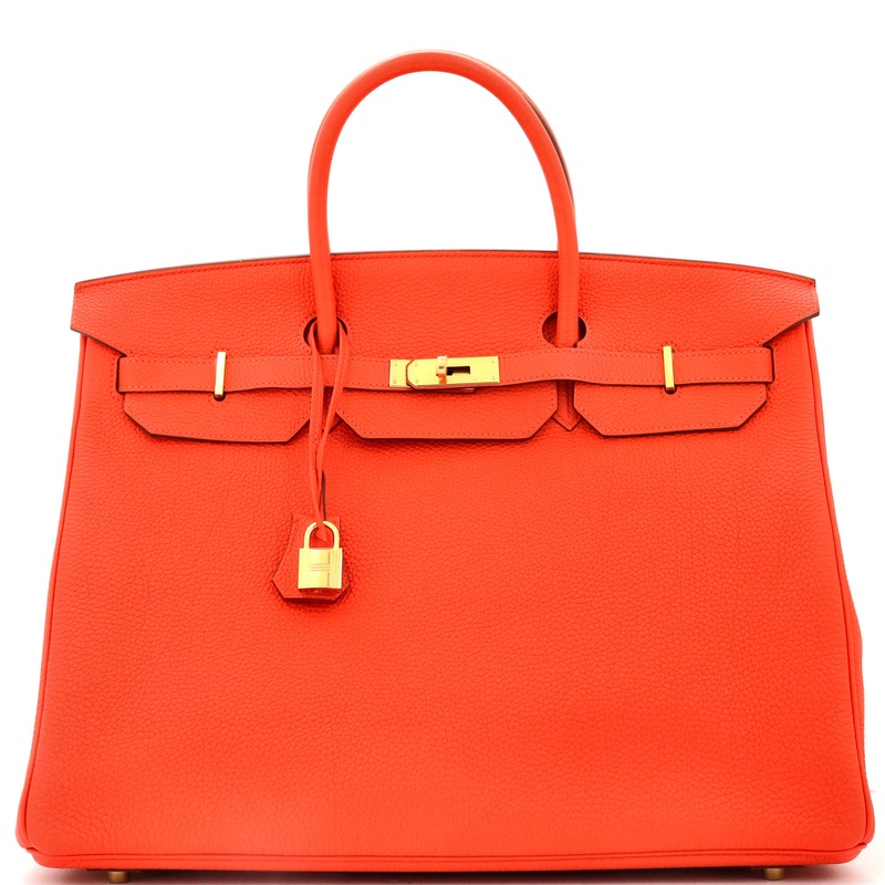 Birkin Handbag Capucine Togo with Gold Hardware 40