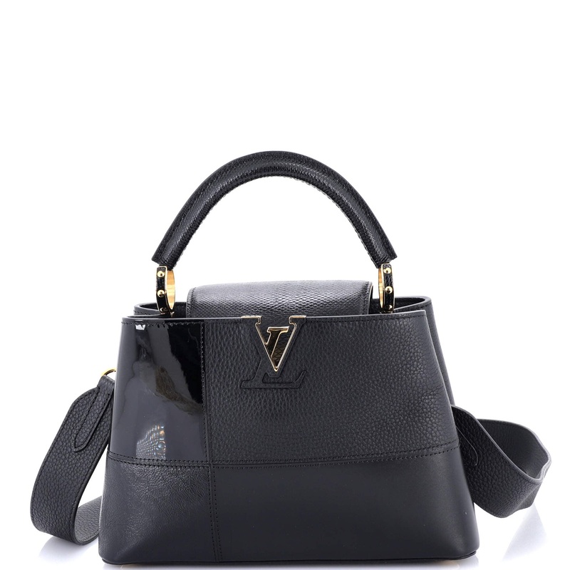 Capucines Bag Patchwork Leather, Patent and Snakeskin BB
