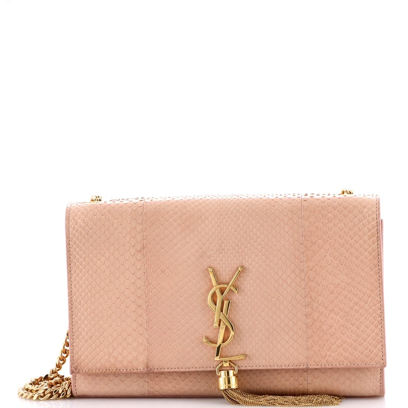 Classic Monogram Tassel Crossbody Bag Python Medium