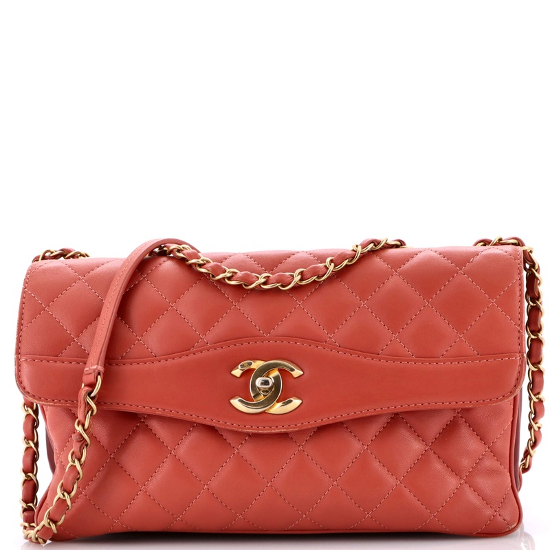 Daily Companion Coco Vintage Flap Bag Quilted Lambskin Large
