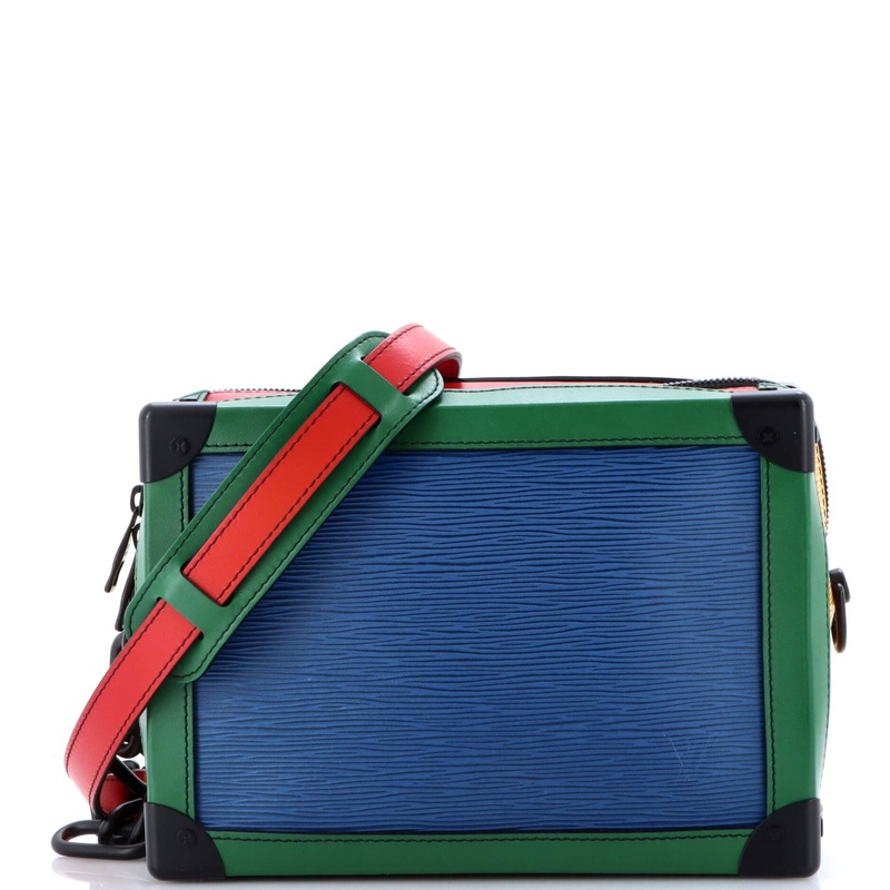 Soft Trunk Bag Colorblock Epi Leather