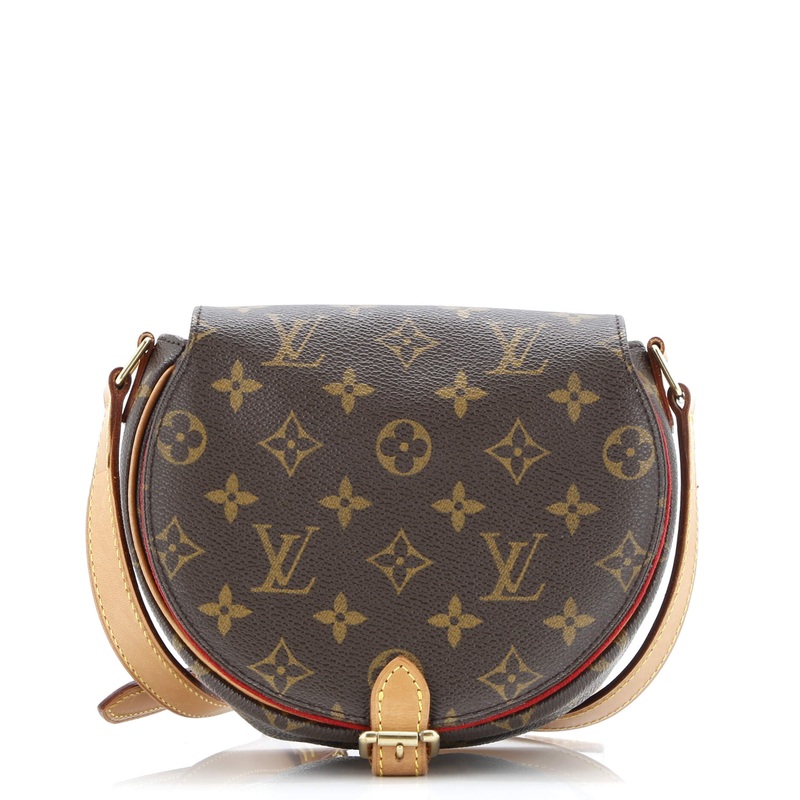 Tambourine Handbag Monogram Canvas