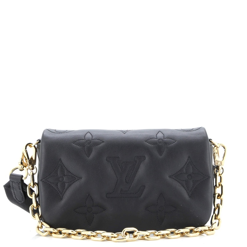 Wallet on Strap Bubblegram Leather