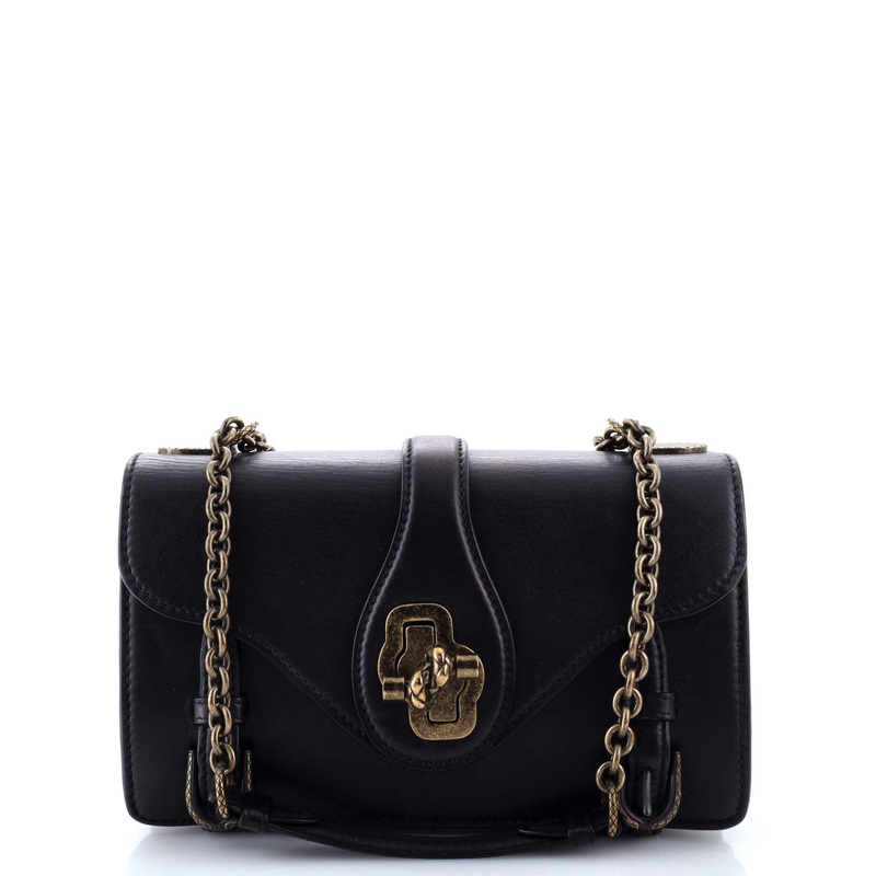 City Knot Flap Bag Leather