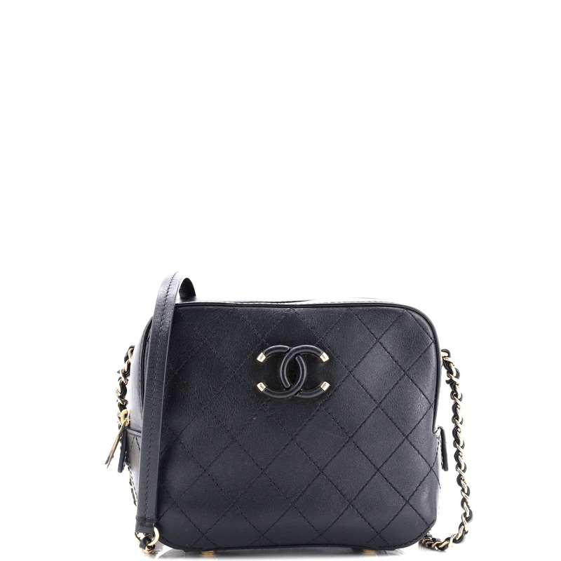 Covered CC Camera Bag Stitched Calfskin
