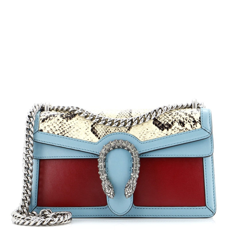 Dionysus Bag Leather with Python Small