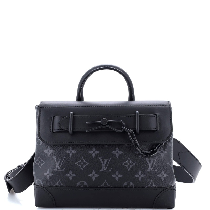 Steamer Crossbody Bag Monogram Eclipse Canvas PM