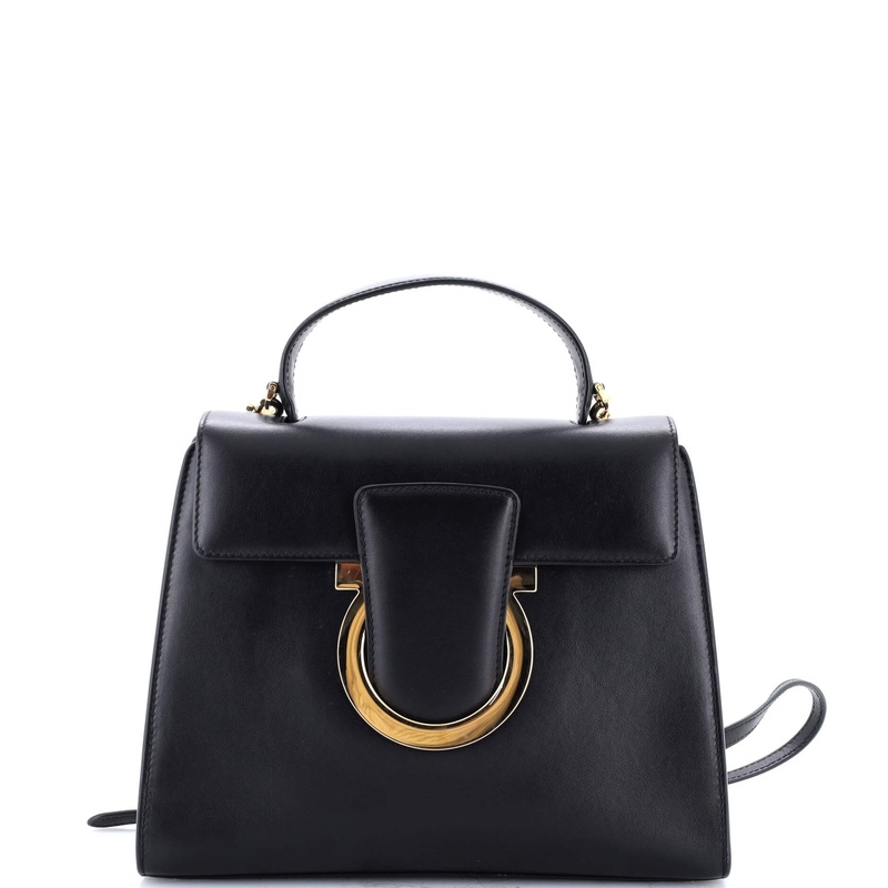 Thalia Top Handle Flap Bag Leather Medium