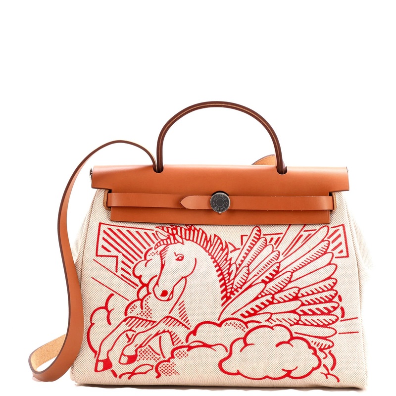 Herbag Zip Pegase Pop Toile and Leather 31