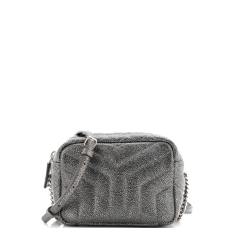 LouLou Bowling Bag Matelasse Chevron Leather Mini
