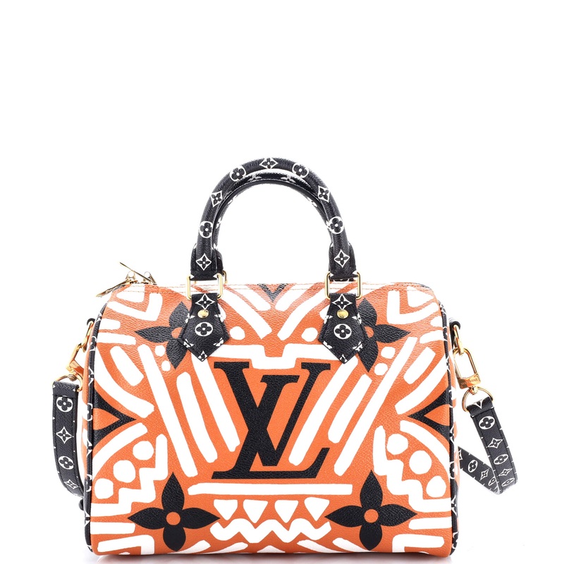 Speedy Bandouliere Bag Limited Edition Crafty Monogram Giant 25