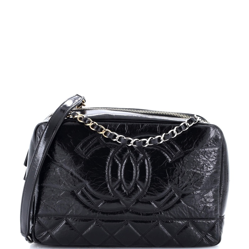 Timeless CC Camera Bag Quilted Shiny Aged Calfskin Medium
