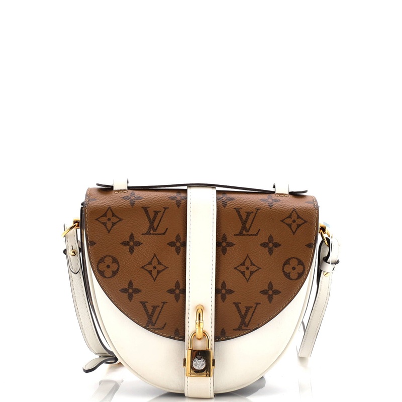 Chantilly Lock Handbag Reverse Monogram Canvas and Leather
