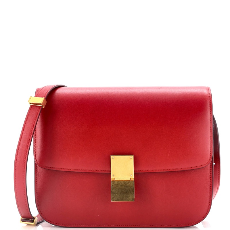 Classic Box Bag Spazzolato Calfskin Medium