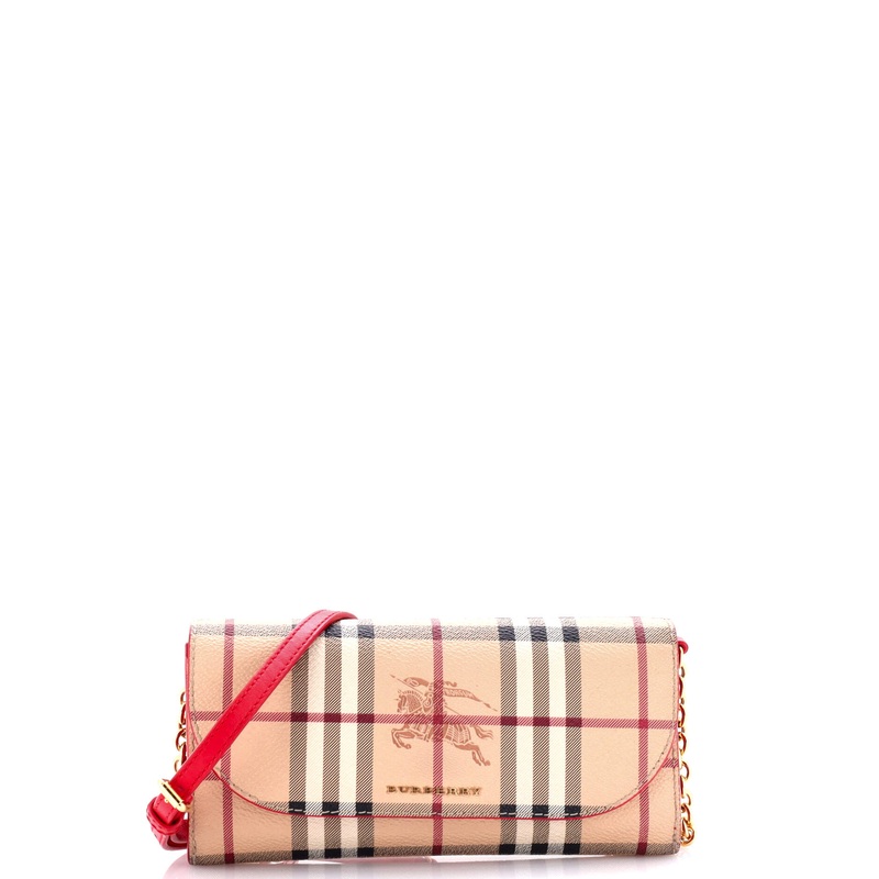 Henley Wallet on Chain Haymarket Coated Canvas