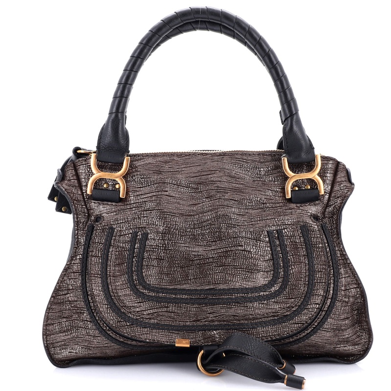 Marcie Shoulder Bag Leather with Embellished Detail Medium