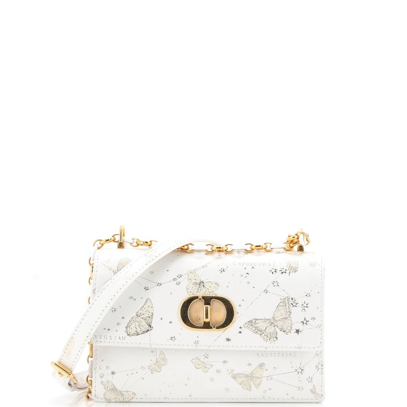 Miss Caro Flap Bag Printed Leather Mini