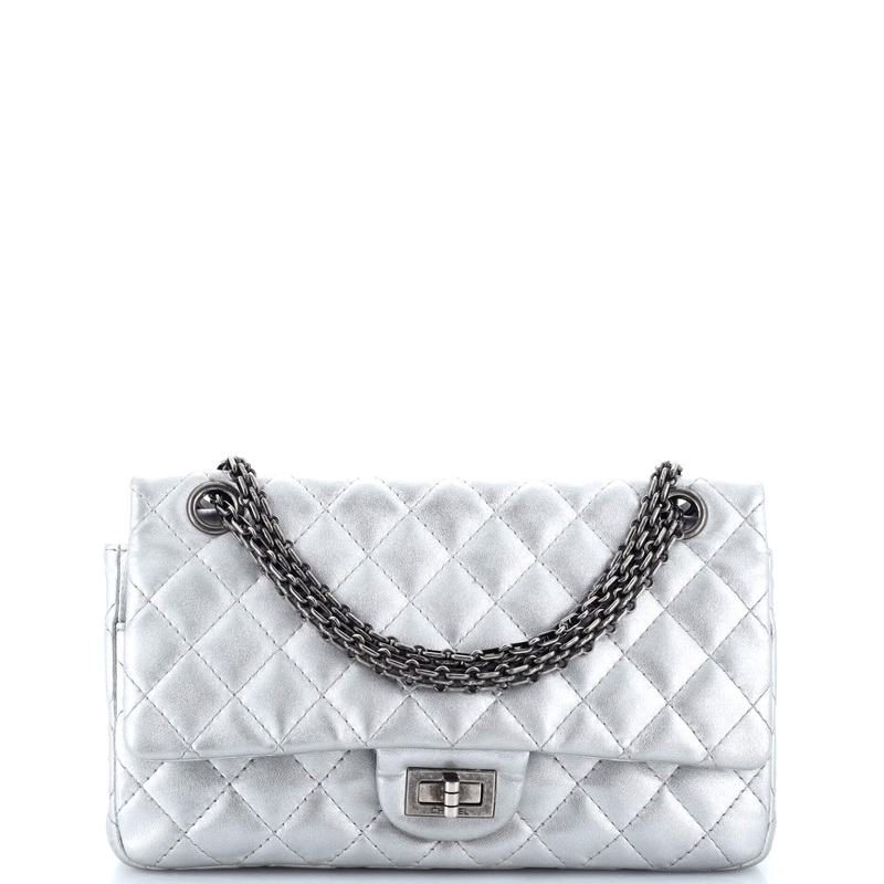 Reissue 2.55 Flap Bag Quilted Metallic Calfskin 225