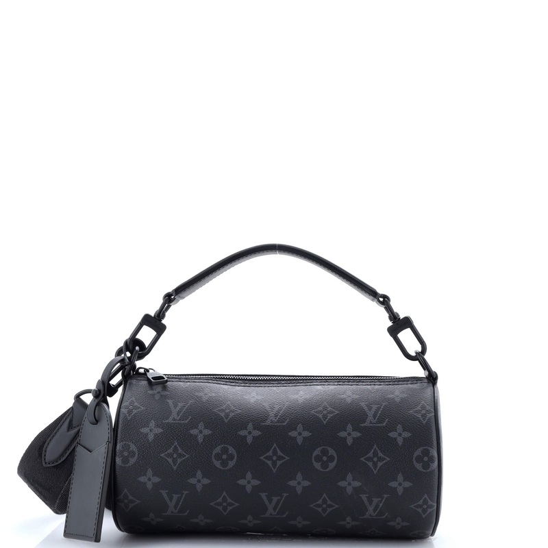 Soft Polochon Bag Monogram Eclipse Canvas PM