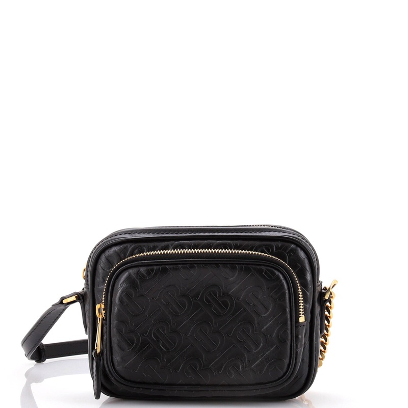 TB Camera Bag Monogram Embossed Leather Medium