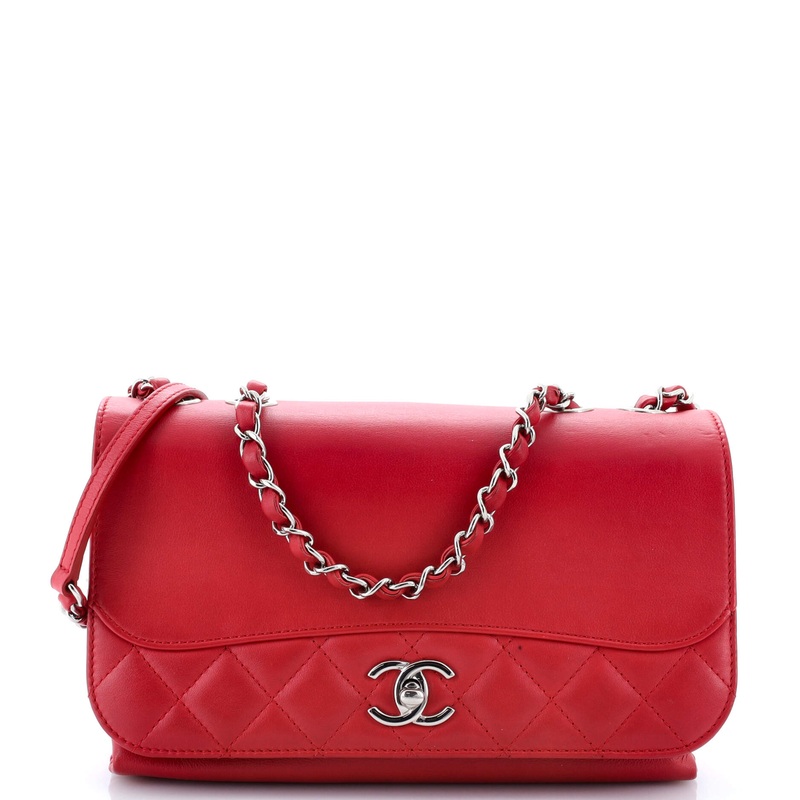 Tramezzo Flap Bag Calfskin Medium