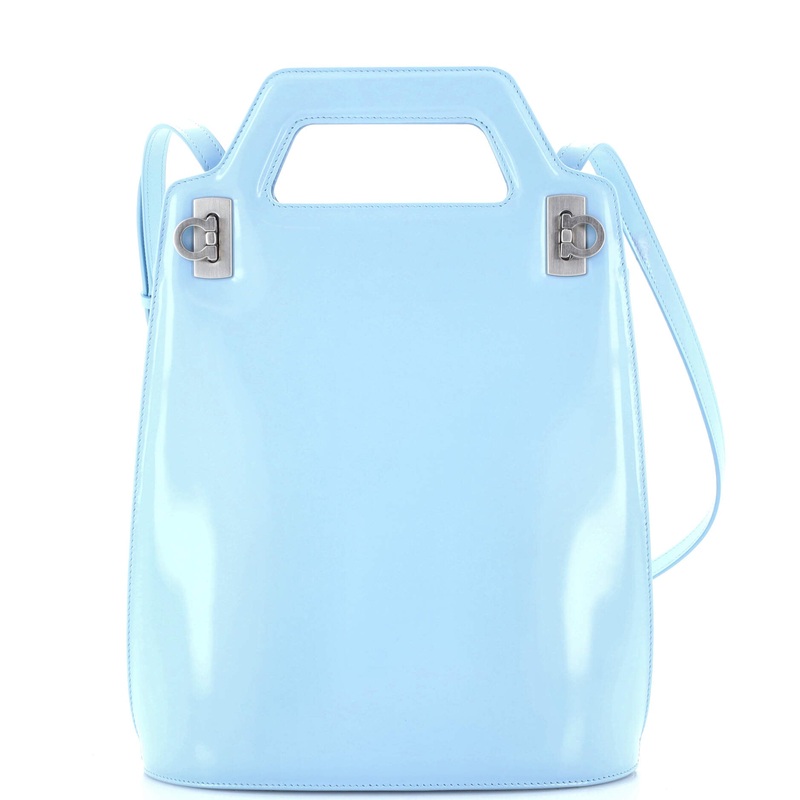 Wanda Top Handle Shoulder Bag Leather Tall