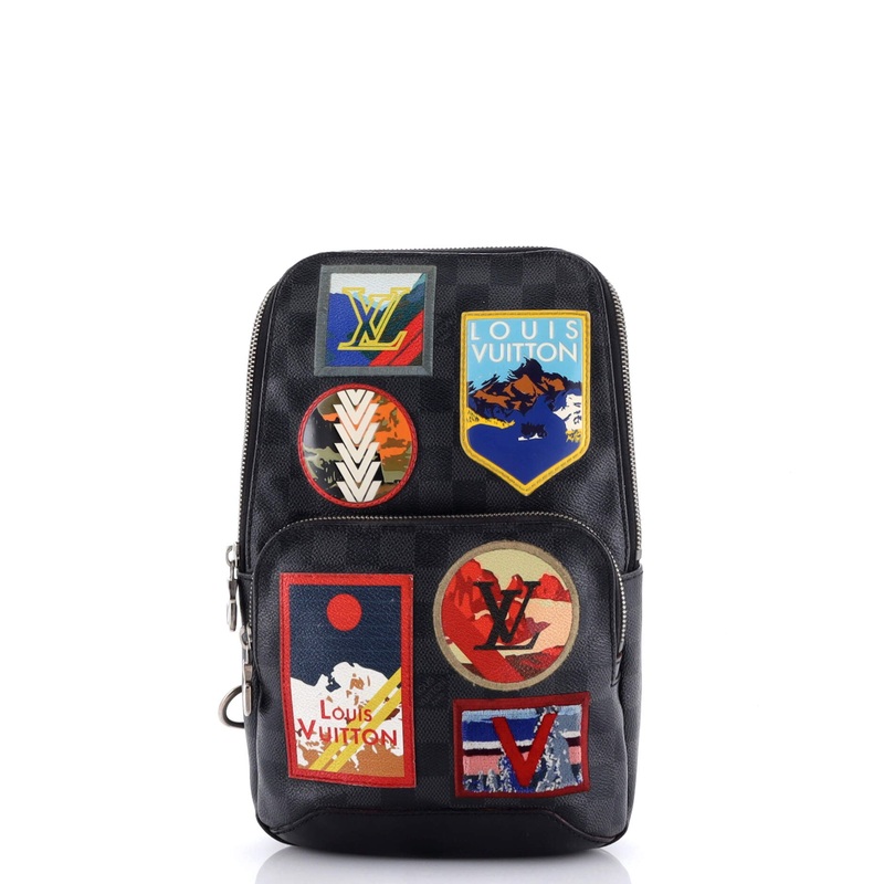 Avenue Sling Bag Alps Patches Damier Graphite