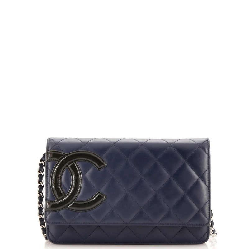 Cambon Wallet on Chain Quilted Leather