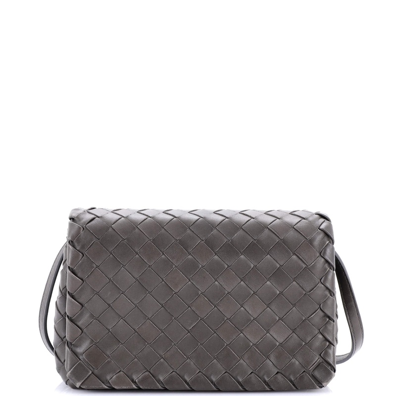 Convertible Flap Shoulder Bag Intrecciato Nappa Small
