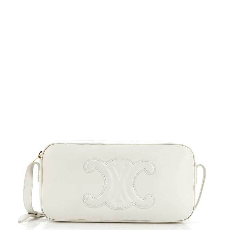 Cuir Triomphe Camera Shoulder Bag Leather Small