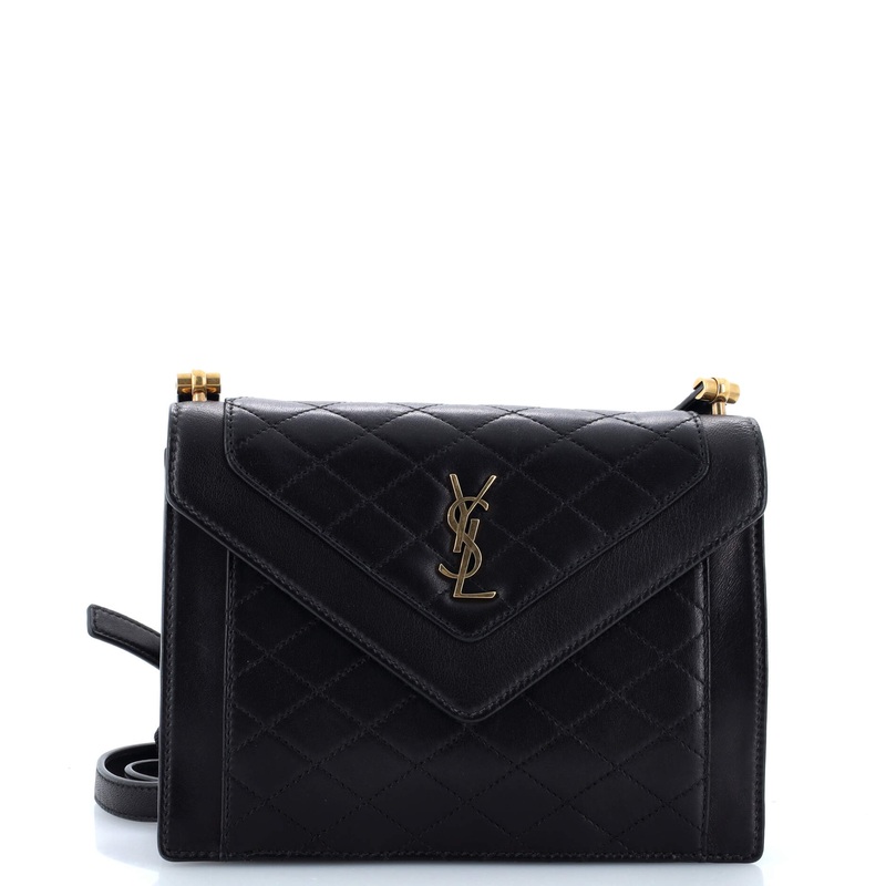 Gaby Envelope Satchel Quilted Leather Mini
