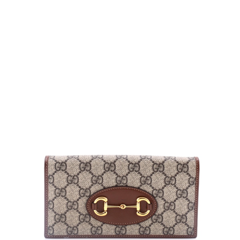 Horsebit 1955 Chain Wallet GG Coated Canvas