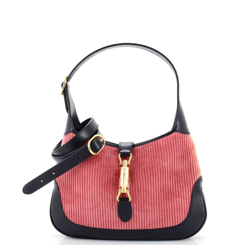 Jackie 1961 Hobo Corduroy with Leather Small