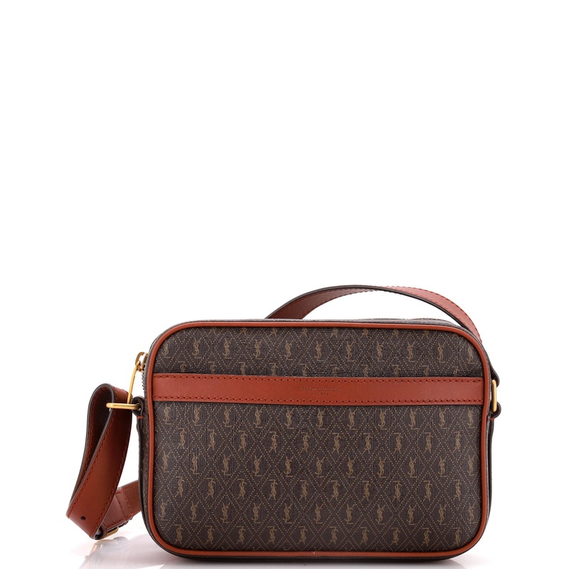 Le Monogramme Camera Bag Monogram All Over Coated Canvas and Leather Small