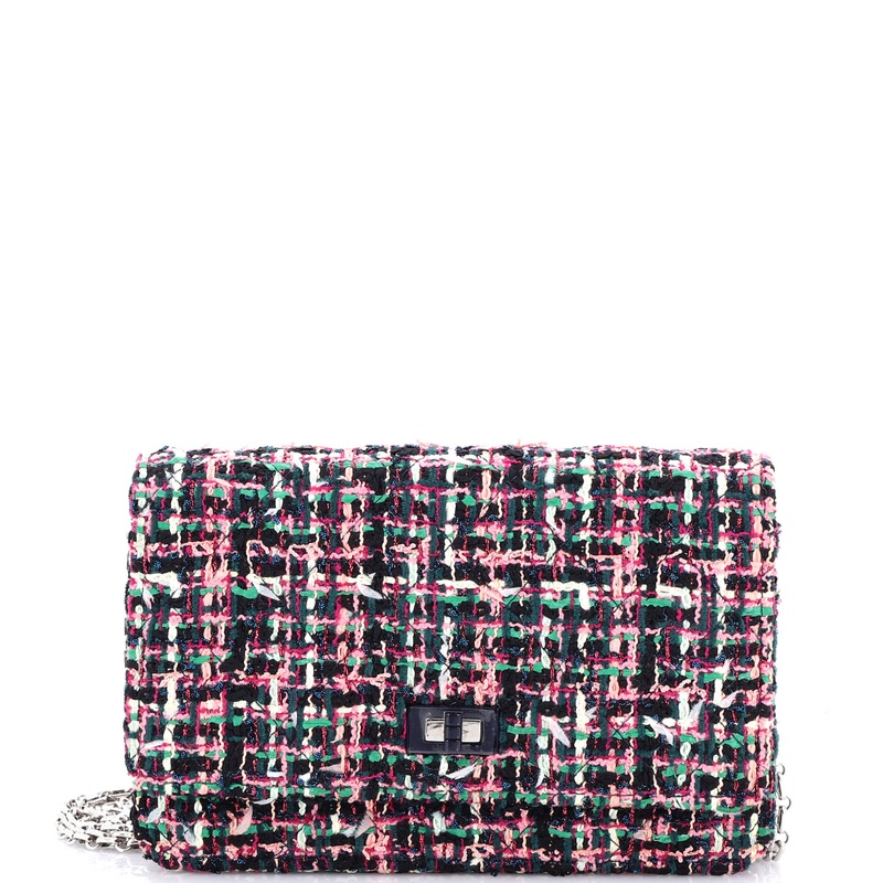 Reissue 2.55 Wallet on Chain Quilted Tweed
