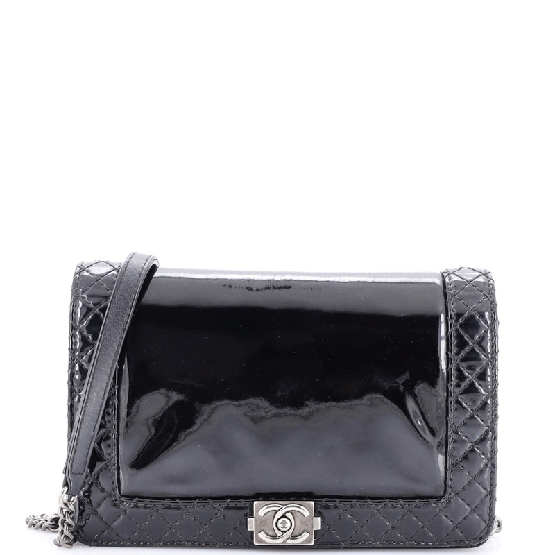 Reverso Boy Flap Bag Patent Small