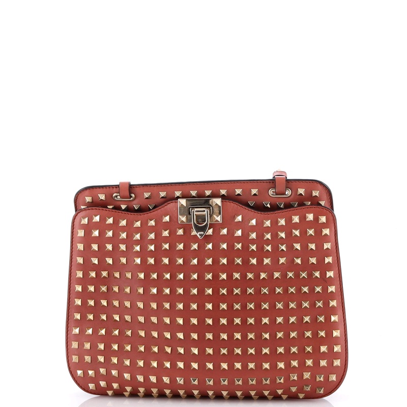 Rockstud Shoulder Bag Full Studded Leather