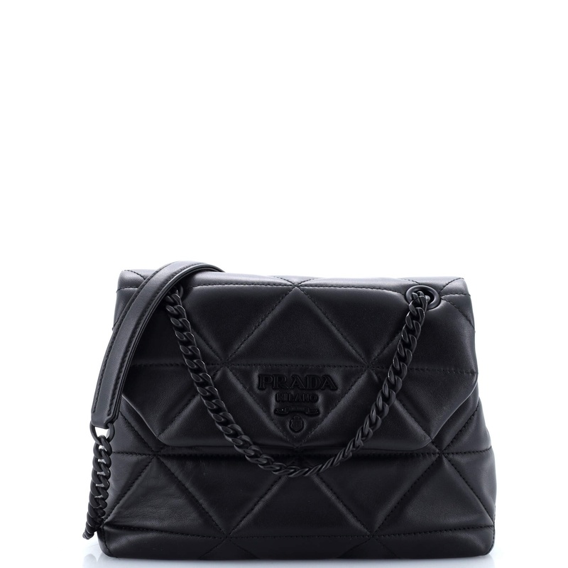 Spectrum Flap Bag Quilted Nappa Leather Small