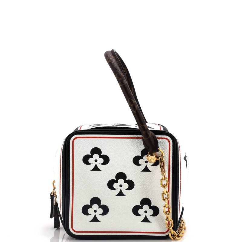 Square Bag Limited Edition Game On Leather with Monogram Canvas