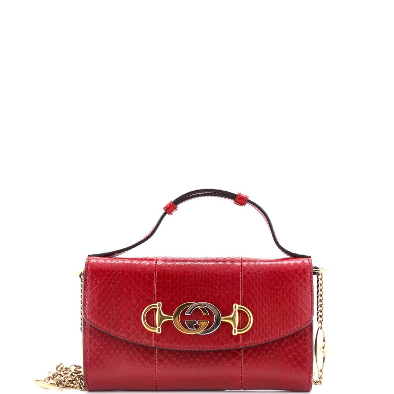 Zumi Shoulder Bag Python Mini