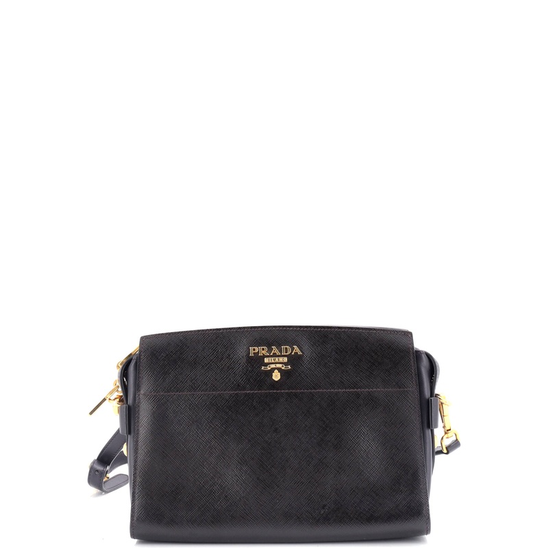 Bibliotheque Crossbody Saffiano Leather
