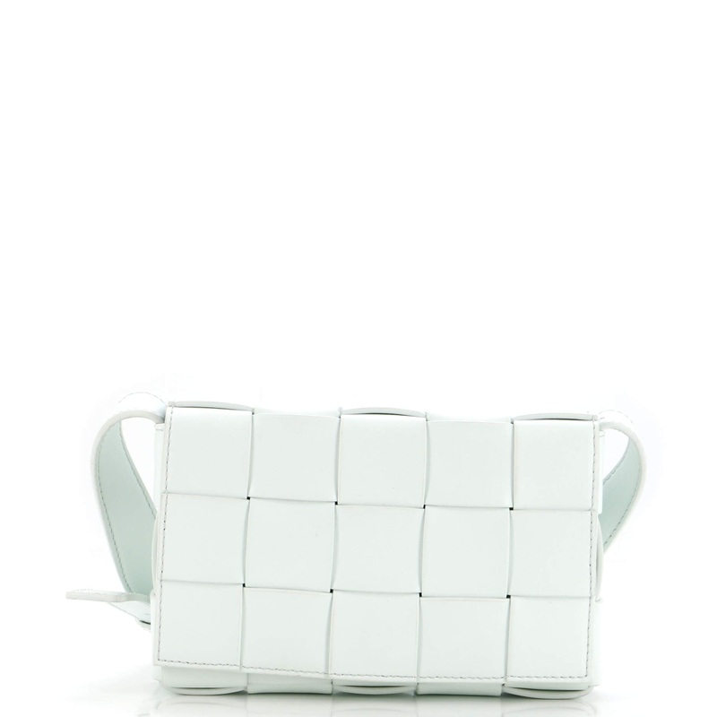 Cassette Crossbody Bag Maxi Intrecciato Leather Small