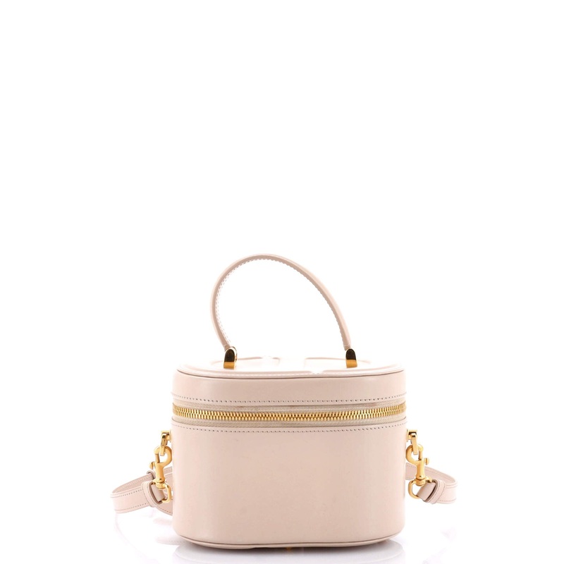 CD Signature Vanity Case Leather Small